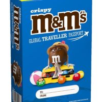 M&MAS Crispy Passport milk chocolate with a rice centre in a sugar shell 288g,