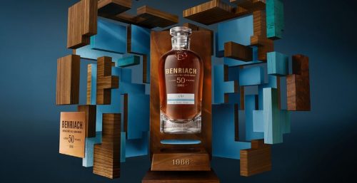 Benriach 50y Speyside Single Malt Scotch Whisky gift pack, 0.7 l