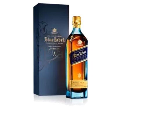Johnnie Walker Blue Label Blended Scotch Whisky 40% 1L gift pack, 1 l