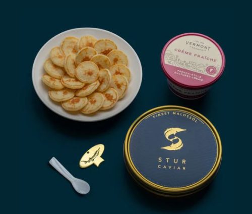 Classic Sevruga Caviar Gift Set,   2 x 100g